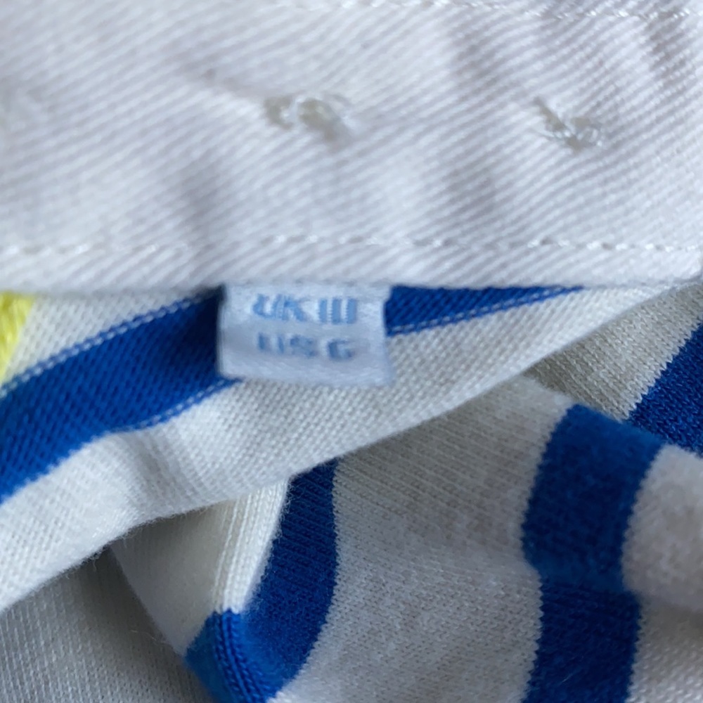 Boden Blue White Stripe Dress w Pockets size 6, 100% cotton. Great condition. ☀️ - Picture 7 of 7